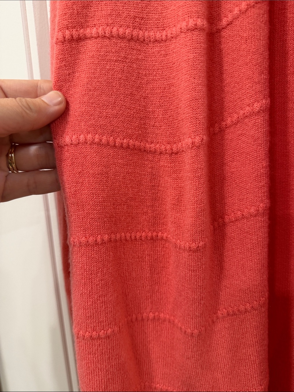 EUC Open-Front Coral Cardigan Sweater Maine New England - Picture 4 of 5